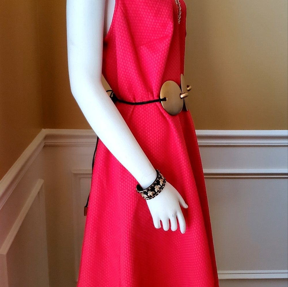 NATORI Red Plus Size, 16W Dress